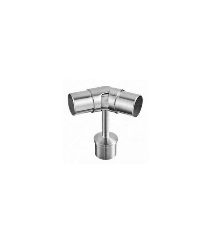 Support Inox Orientable Pour Main Courante Ronde Sur Poteau