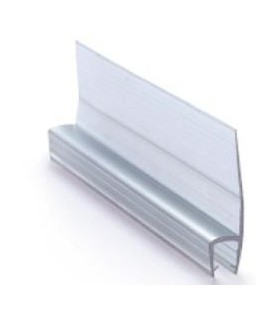 Joint translucide bas de porte en verre 8mm longueur 2200mm [ref